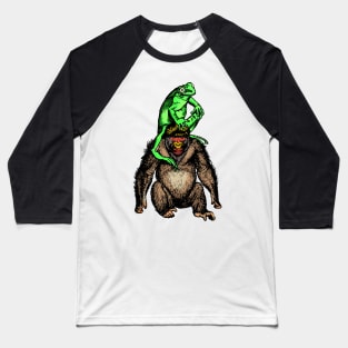 The King Frog and The Gordo Gorilla Baseball T-Shirt